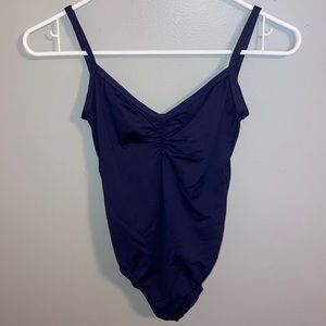 navy blue motionwear leotard